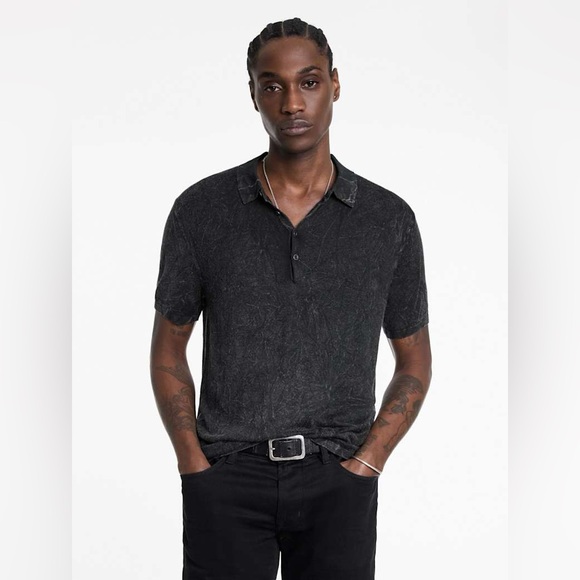 John Varvatos CHATHAM POLO in Midnight Size Large - Picture 1 of 11